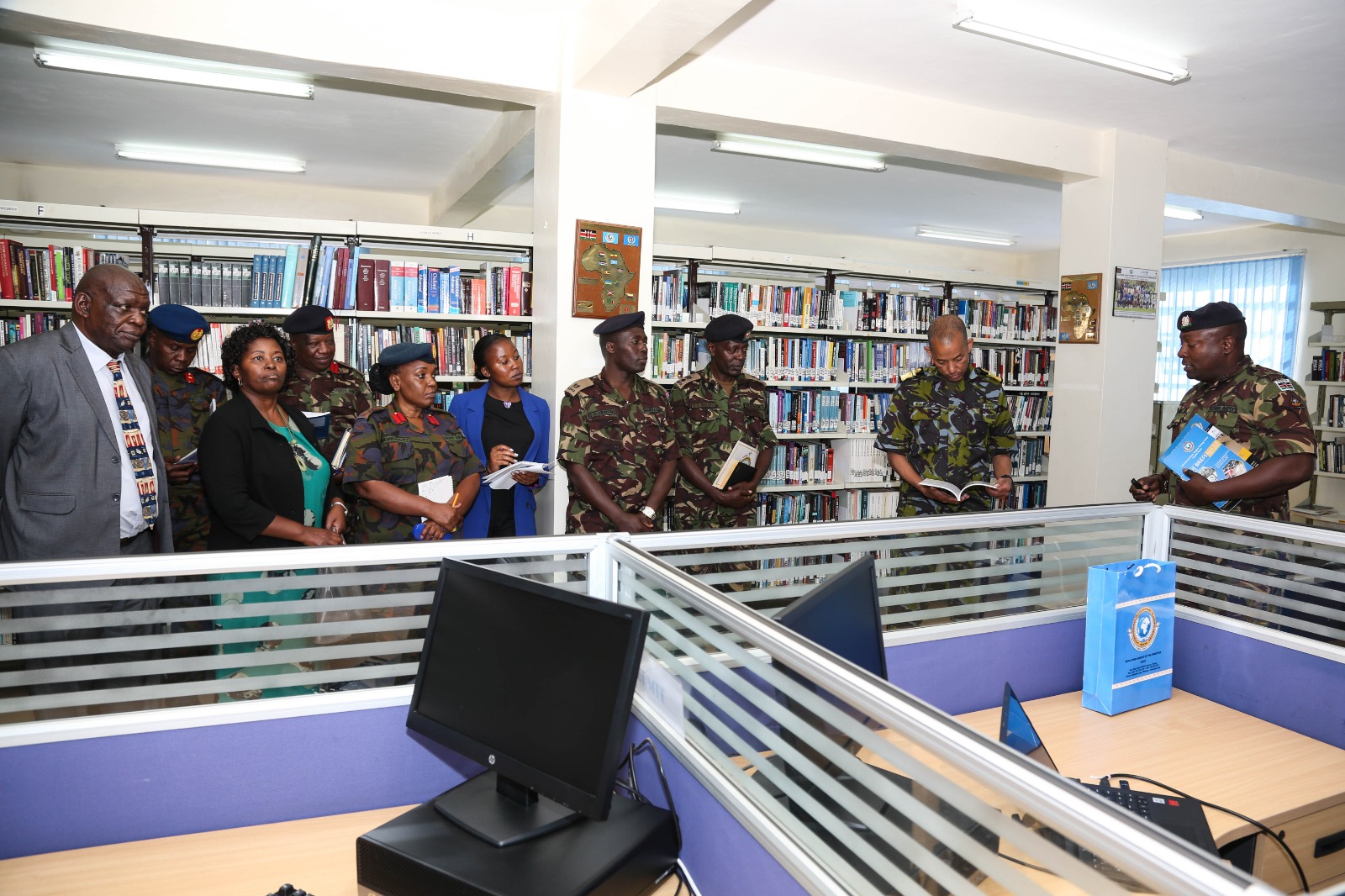 NDU-K Library – Wisdom, Excellence, Service